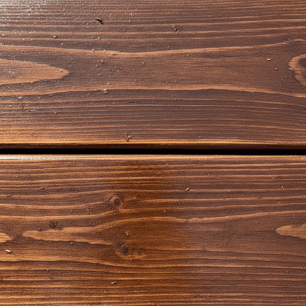 Oil penetrating stain application