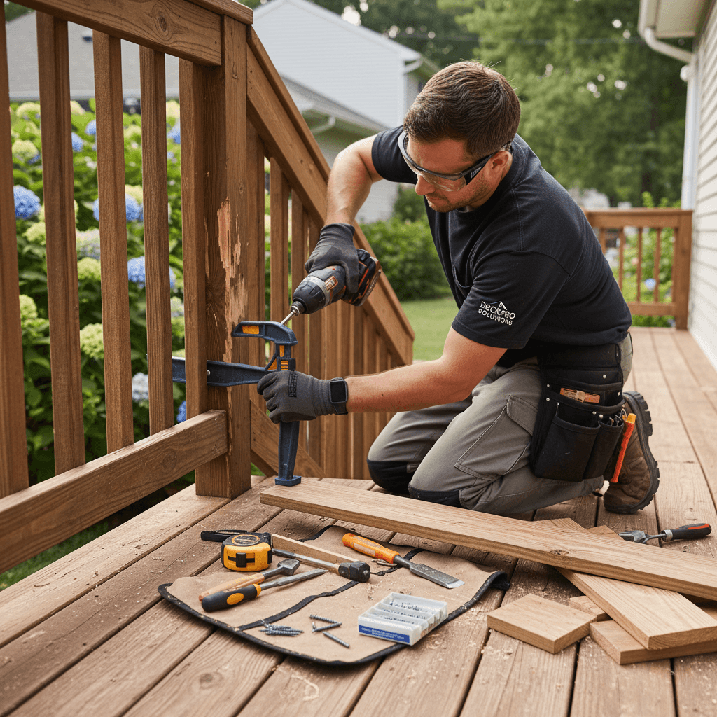 Deck repair work