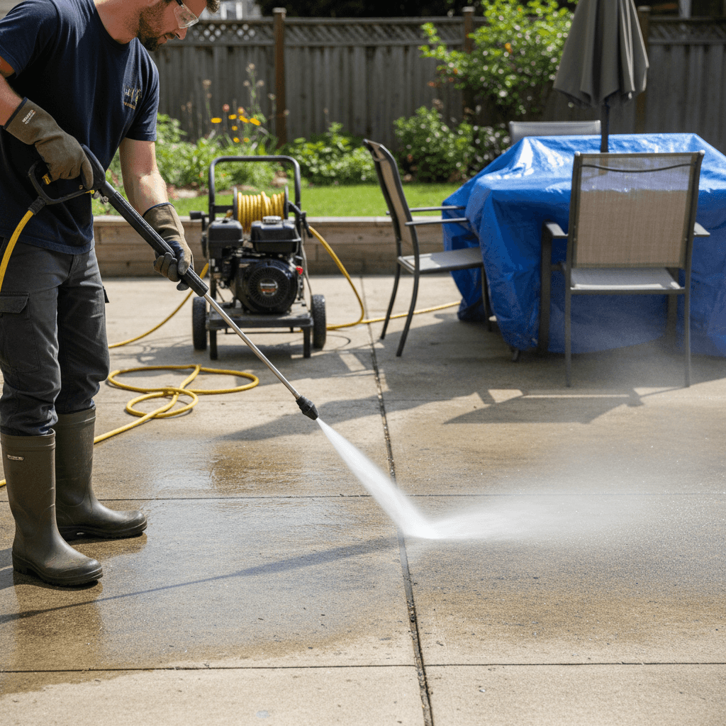 Power washing