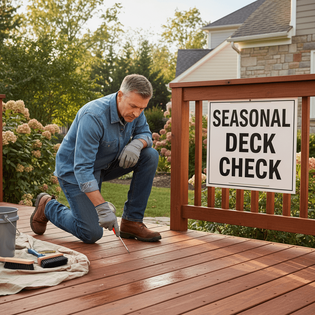 Deck maintenance program